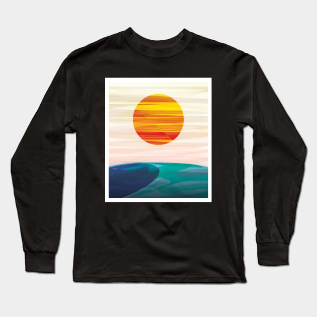 Morning Long Sleeve T-Shirt by gagesmithdesigns